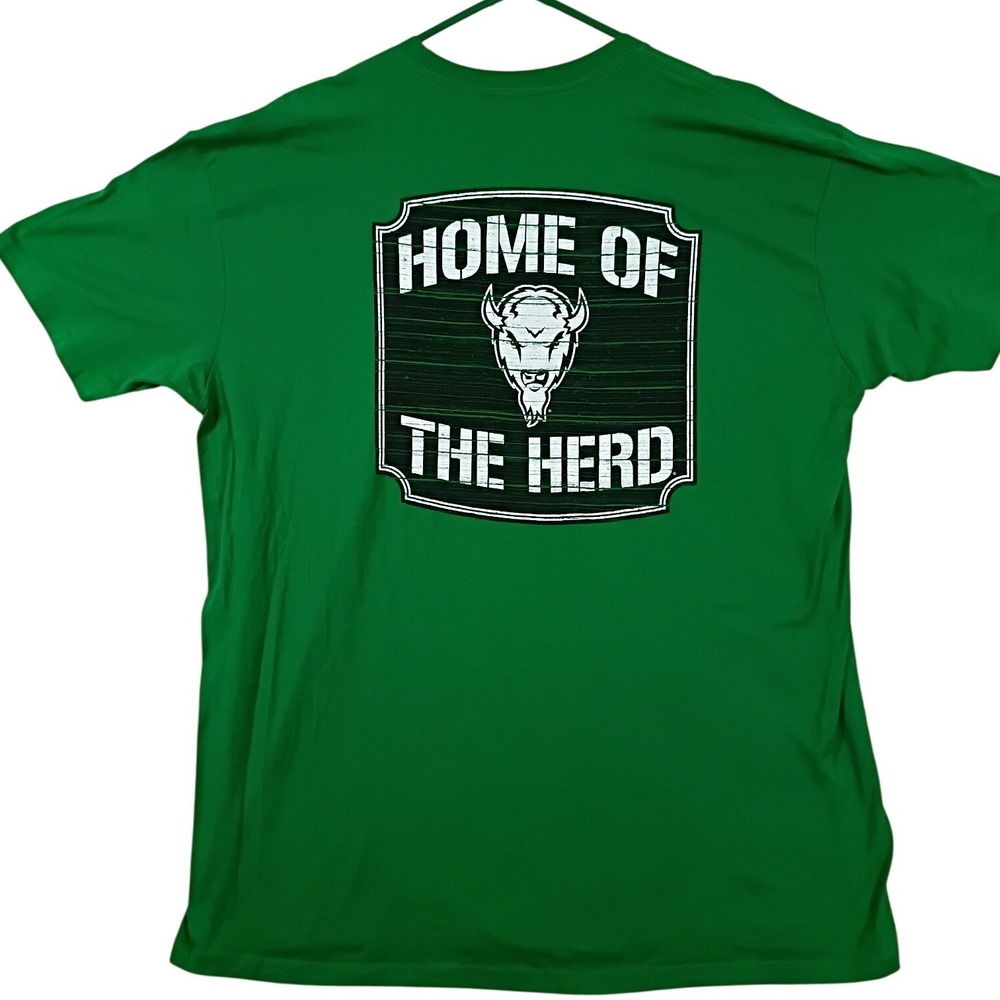 CI Sport Marshall University Men 2XL Green Home of the Herd Graphic T-Shirt NCAA
